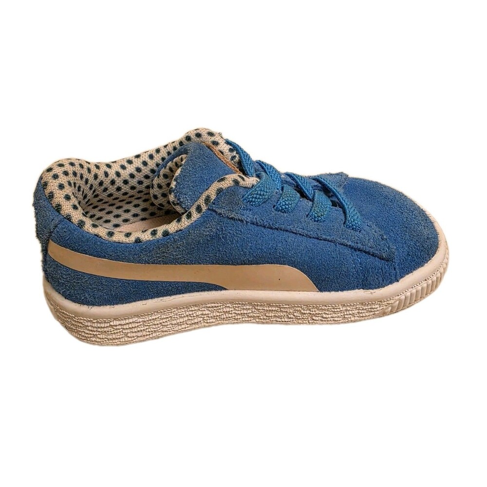 Puma Cookie Monster Blue Sued Sesame Street 50 Kids Shoes US Size 5C - Picture 7 of 11